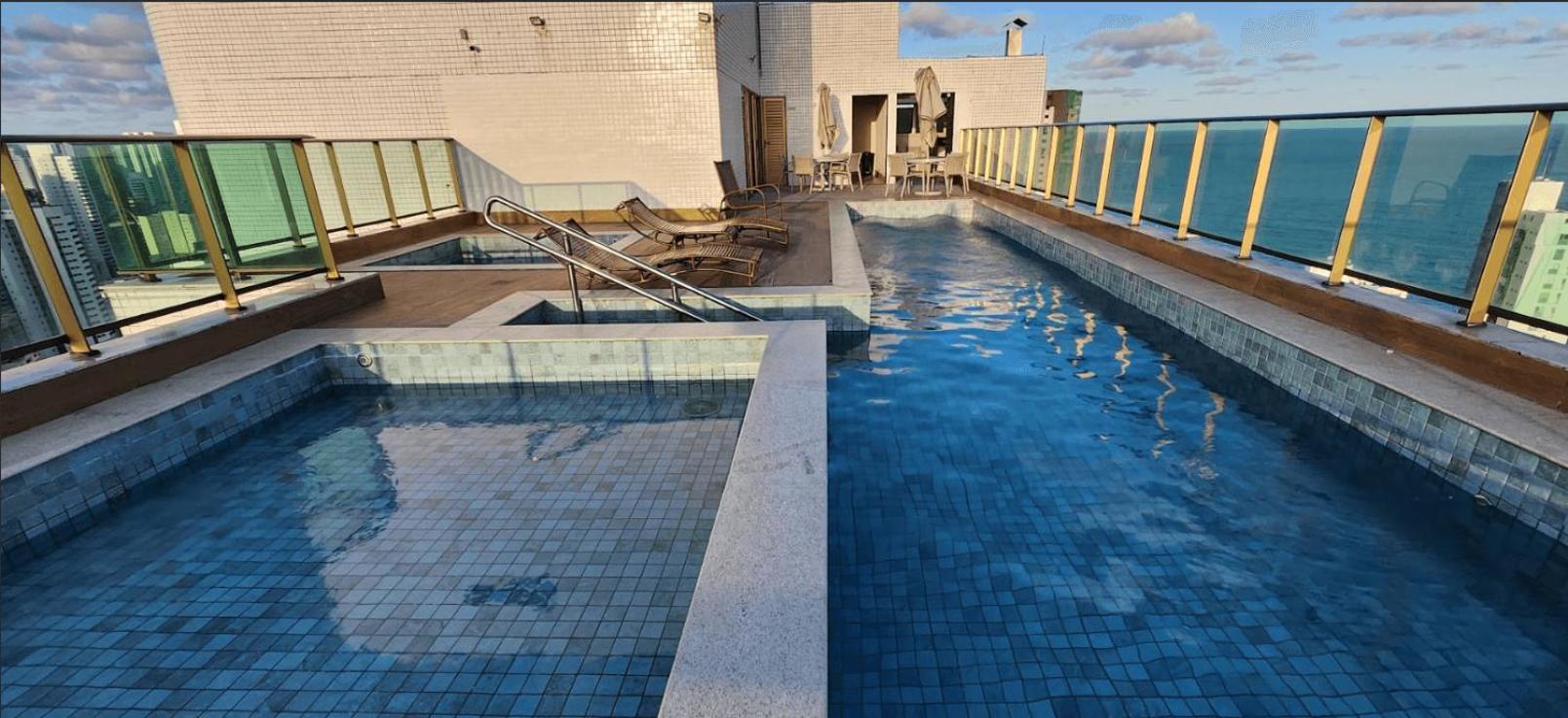 Flat 2 Quartos A 100M Da Praia De Boa Viagem Recife Exterior foto